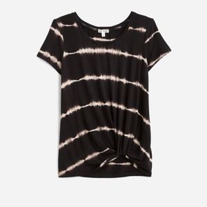 Nine Britton Levie Knot Front Knit Tee